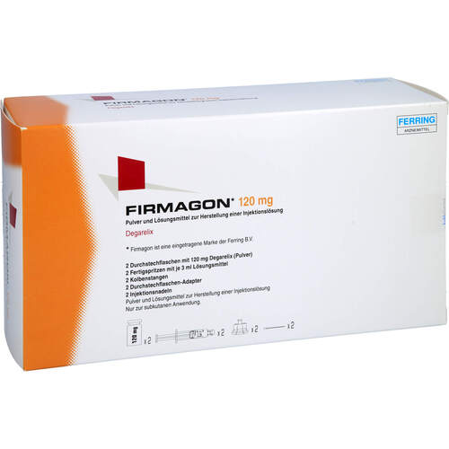 Firmagon 120 mg Plv.u.Lsm.z.H.e.Injektionslsg., 2 Stk., kohlpharma GmbH