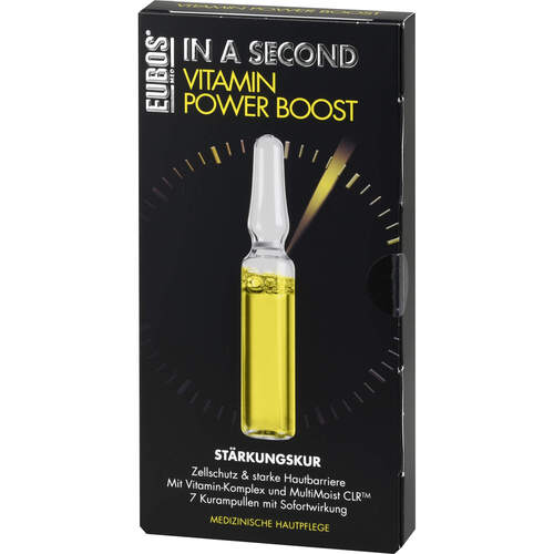 EUBOS IN A SECOND Vitamin Power Boost Stärkungs, 7x2 ml, Dr.Hobein (Nachf.) GmbH