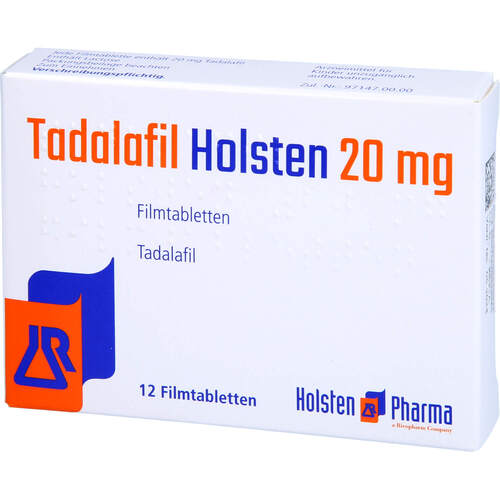 Tadalafil Holsten 20 mg Filmtabletten, 12 Stk., Holsten Pharma GmbH