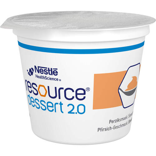 Resource Dessert 2.0 Pfirsich, 4x125 g, Nestle Health Science (Deutschland) GmbH