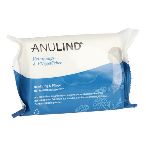ANULIND Reinigungs- und Pflegetücher, 20 Stk., Hecht Pharma GmbH GB - Handelsware