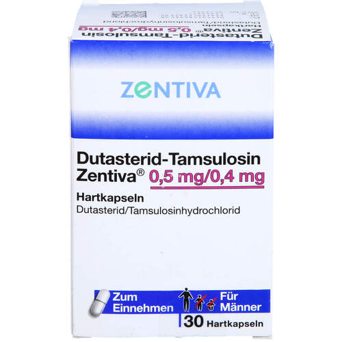 Dutasterid-Tamsulosin Zentiva 0.5mg/0.4mg HKP, 30 ST, Zentiva Pharma GmbH