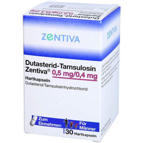 Dutasterid-Tamsulosin Zentiva 0.5mg/0.4mg HKP, 30 ST, Zentiva Pharma GmbH