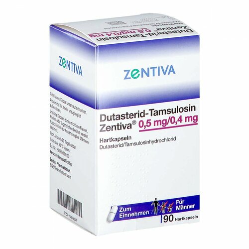 Dutasterid-Tamsulosin Zentiva 0.5mg/0.4mg HKP, 90 Stk., Zentiva Pharma GmbH