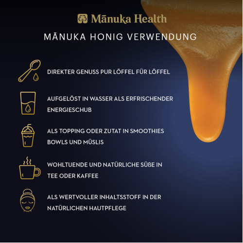 Manuka Health MGO 400+ Manuka Honig, 500 g, Hager Pharma GmbH
