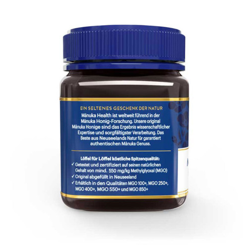 Manuka Health MGO 550+ Manuka Honig, 250 g, Hager Pharma GmbH