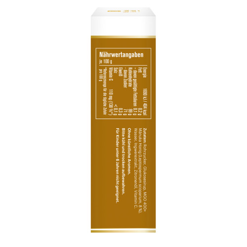 Manuka Health MGO 400+ Ingwer-Zitrone Lutschbonb., 100 g, Hager Pharma GmbH