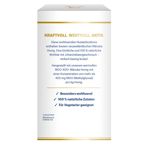 Manuka Health MGO 400+ schw. Johannisb. Bonb., 100 g, Hager Pharma GmbH