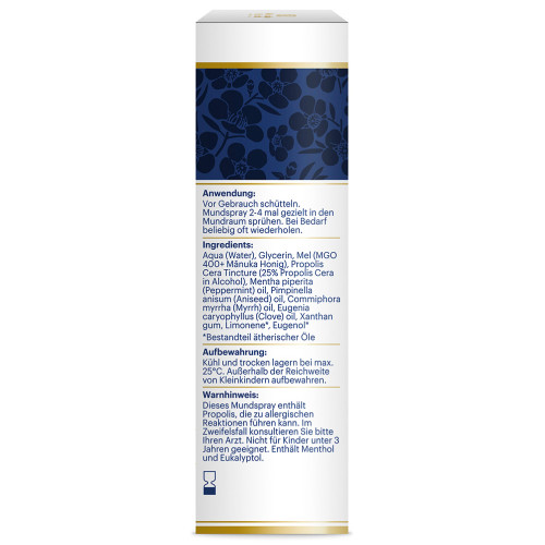 Manuka Health MGO 400+ Manuka & Propolis Mundspray, 20 ml, Hager Pharma GmbH