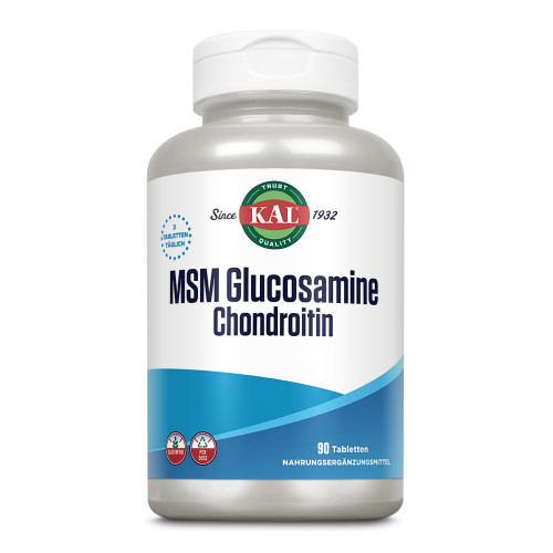MSM Glucosamin Chondroitin KAL, 90 Stk., Supplementa GmbH