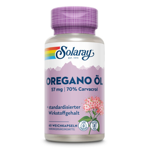 Oregano &Ouml;l Solaray, 60 Stk., Supplementa GmbH