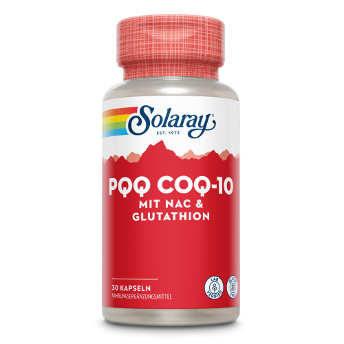 PQQ CoQ10 mit NAC & Glutathion Solaray, 30 Stk., Supplementa GmbH