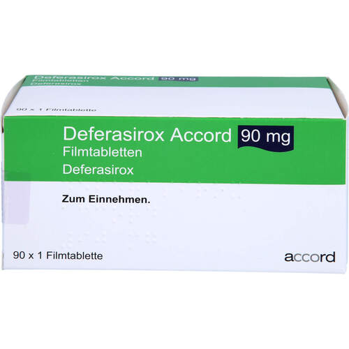 Deferasirox Accord 90 mg Filmtabletten, 90 Stk., Accord Healthcare GmbH