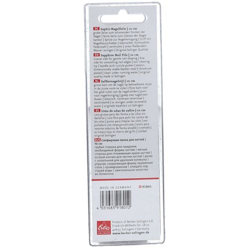 ERBE-Saphirfeile cm 10, 1 Stk., Becker Manicure GmbH & Co. KG