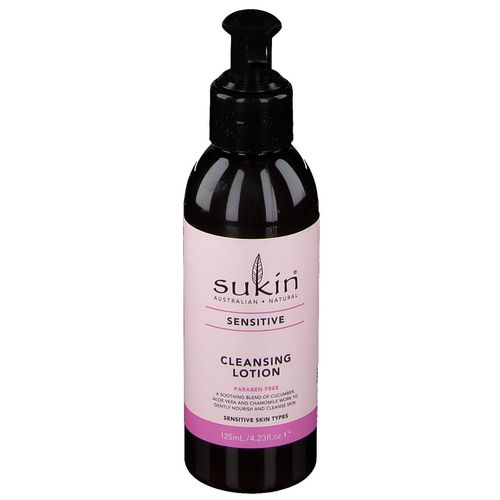 SUKIN Sensitive Cleansing Lotion, 125 ml, BWX Brands UK Ltd.