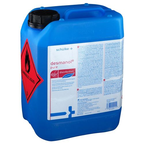 DESMANOL pure H&auml;ndedesinfektion L&ouml;sung, 5 l, SCH&Uuml;LKE & MAYR GmbH