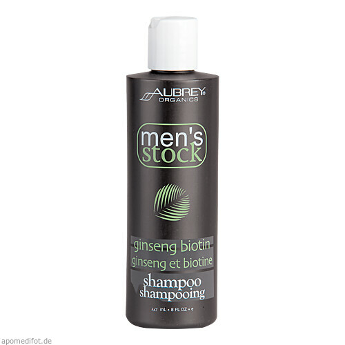 MEN'S STOCK Ginseng/Biotin Shampoo, 237 ml, Supplementa Corporation B.V.