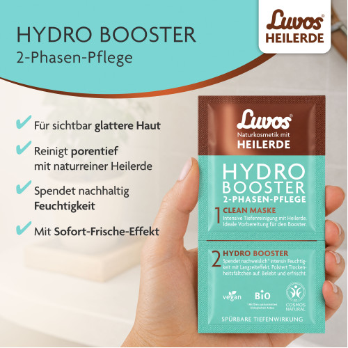 Luvos Heilerde Hydro Booster&Clean Maske 2+7.5ml, 1 Pck., Heilerde-Gesellschaft Luvos Just GmbH & Co. KG