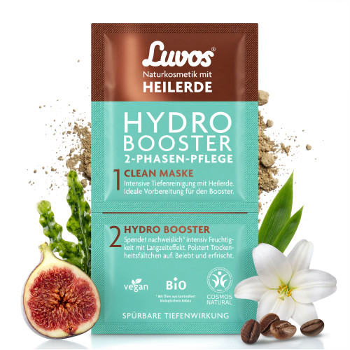 Luvos Heilerde Hydro Booster&Clean Maske 2+7.5ml, 1 Pck., Heilerde-Gesellschaft Luvos Just GmbH & Co. KG
