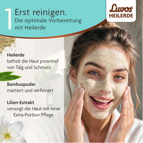 Luvos Heilerde Hydro Booster&Clean Maske 2+7.5ml, 1 Pck., Heilerde-Gesellschaft Luvos Just GmbH & Co. KG