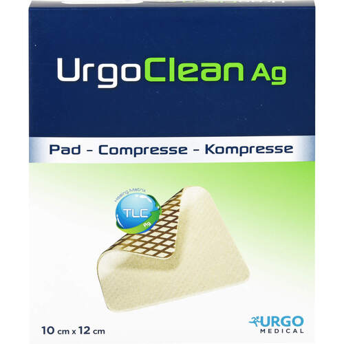 UrgoClean Ag Vlieskompresse 10x12 cm, 10 Stk., kohlpharma GmbH