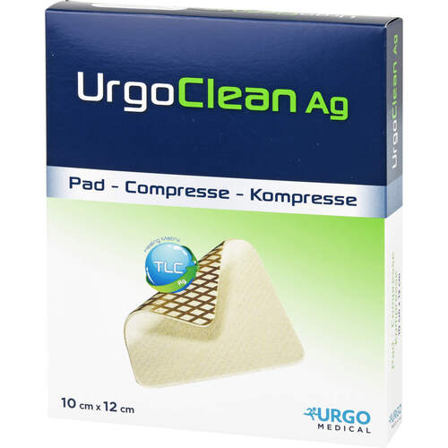 UrgoClean Ag Vlieskompresse 10x12 cm, 10 Stk., kohlpharma GmbH