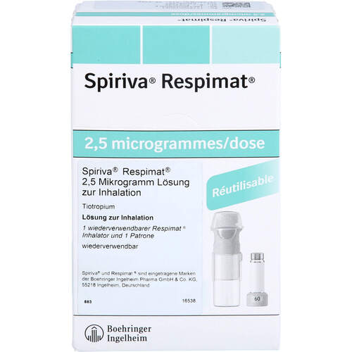 Spiriva Respimat 2.5 ug Lsg.z.Inh.wiederverwendbar, 1x4,0 ml, CC Pharma GmbH