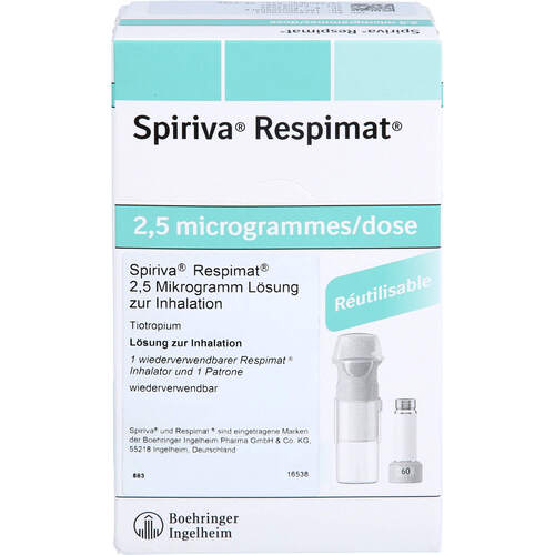 Spiriva Respimat 2.5 ug Lsg.z.Inh.wiederverwendbar, 1X4.0 ML, CC Pharma GmbH