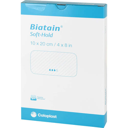 BIATAIN Schaumverband 10x20 cm sanft haftend, 5 Stk., Emra-Med Arzneimittel GmbH