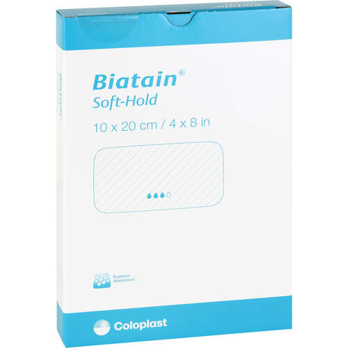 BIATAIN Schaumverband 10x20 cm sanft haftend, 5 Stk., Emra-Med Arzneimittel GmbH