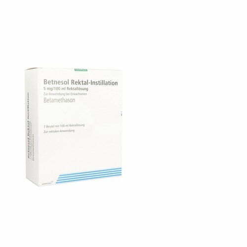 BETNESOL Rektal-Instillation 5 mg/100 ml Beutel, 7 St, EurimPharm Arzneimittel GmbH