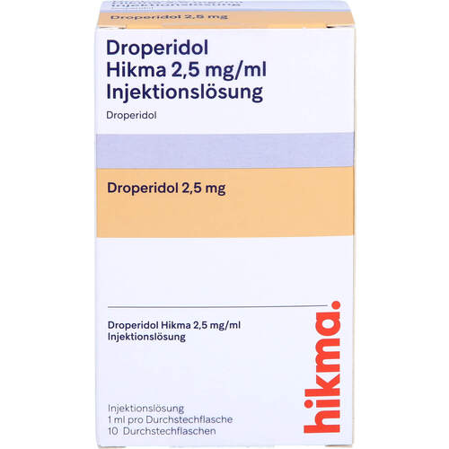 Droperidol Hikma 2.5 mg/ml Injektionsl&ouml;sung, 10 Stk., Hikma Pharma GmbH