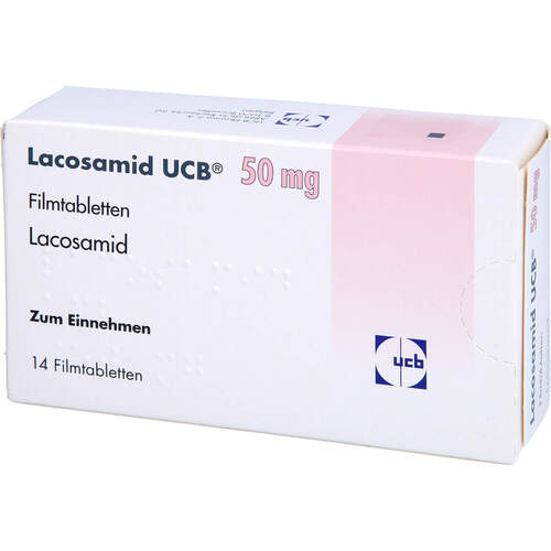 Lacosamid UCB 50 mg Filmtabletten, 14 Stk., UCB Pharma GmbH