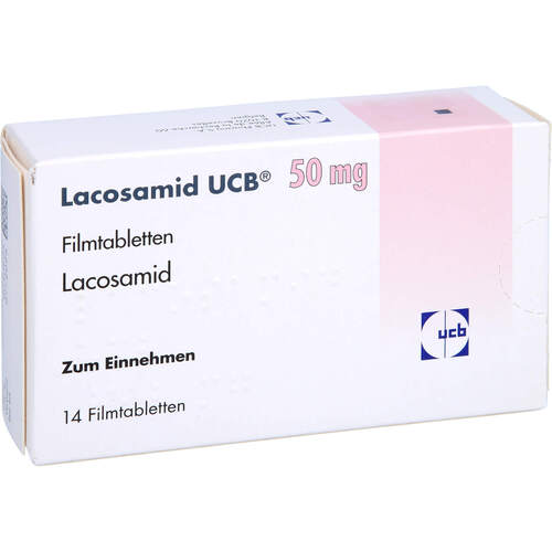 Lacosamid UCB 50 mg Filmtabletten, 14 Stk., UCB Pharma GmbH