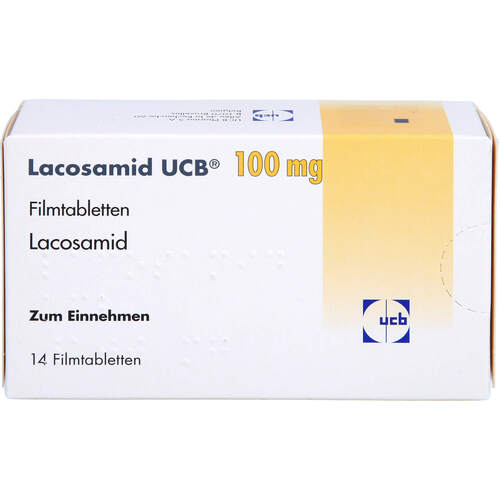 Lacosamid UCB 100 mg Filmtabletten, 14 Stk., UCB Pharma GmbH