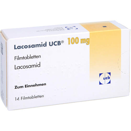 Lacosamid UCB 100 mg Filmtabletten, 14 Stk., UCB Pharma GmbH