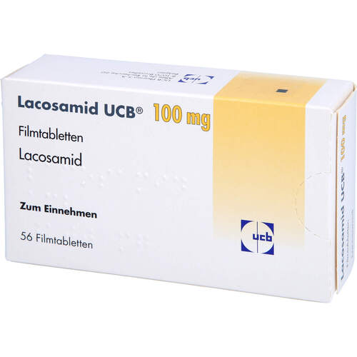 Lacosamid UCB 100 mg Filmtabletten, 56 Stk., UCB Pharma GmbH