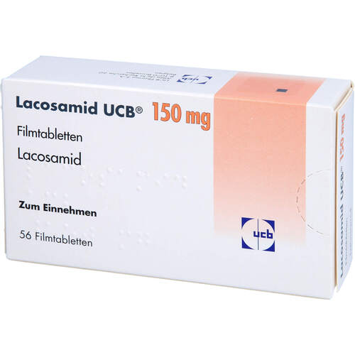 Lacosamid UCB 150 mg Filmtabletten, 56 Stk., UCB Pharma GmbH