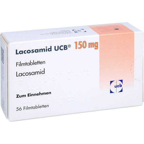 Lacosamid UCB 150 mg Filmtabletten, 56 Stk., UCB Pharma GmbH