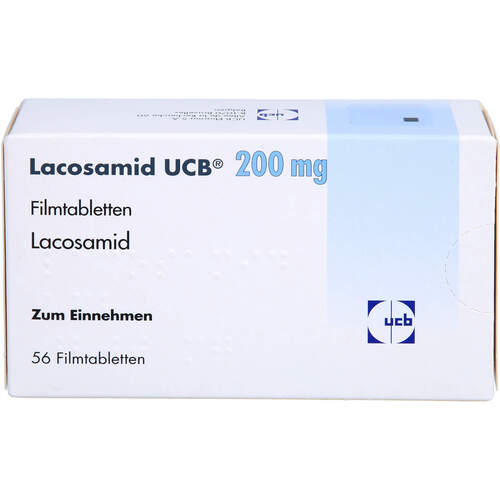 Lacosamid UCB 200 mg Filmtabletten, 56 Stk., UCB Pharma GmbH