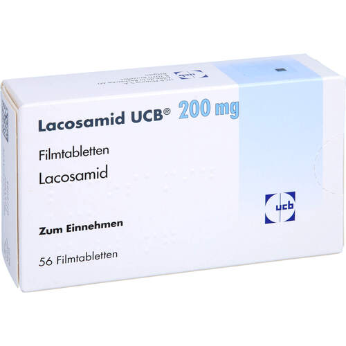 Lacosamid UCB 200 mg Filmtabletten, 56 Stk., UCB Pharma GmbH