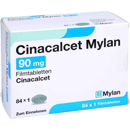 CINACALCET Mylan 90mg Filmtabletten, 84 Stk., Viatris Healthcare GmbH
