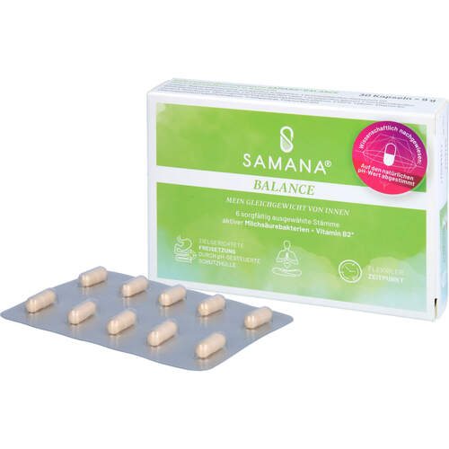 SAMANA BALANCE Milchs&auml;urebakterien in Kapseln, 30 Stk., Evonik Operations GmbH
