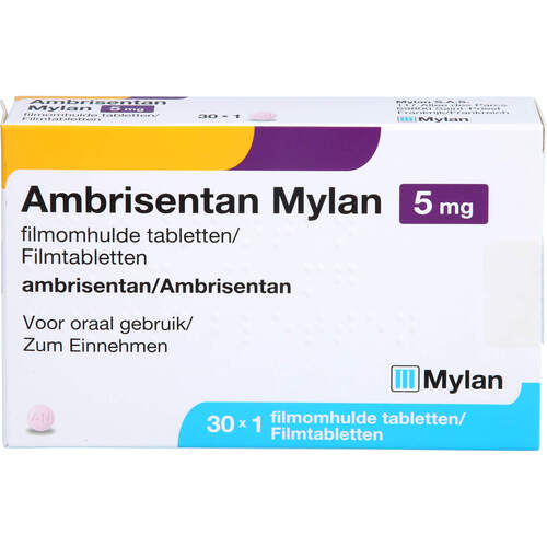 Ambrisentan Mylan 5 mg Filmtabletten, 30 Stk., Viatris Healthcare GmbH