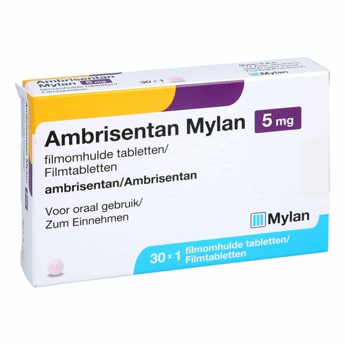 Ambrisentan Mylan 5 mg Filmtabletten, 30 Stk., Viatris Healthcare GmbH