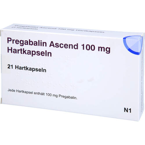 Pregabalin Ascend 100 mg Hartkapseln, 21 Stk., Ascend GmbH