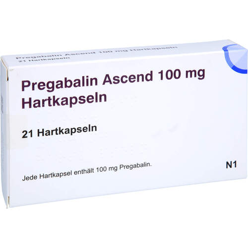 Pregabalin Ascend 100 mg Hartkapseln, 21 Stk., Ascend GmbH