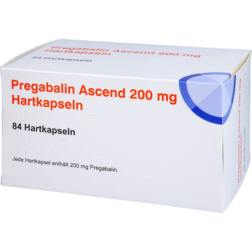 Pregabalin Ascend 200 mg Hartkapseln, 84 Stk., Ascend GmbH