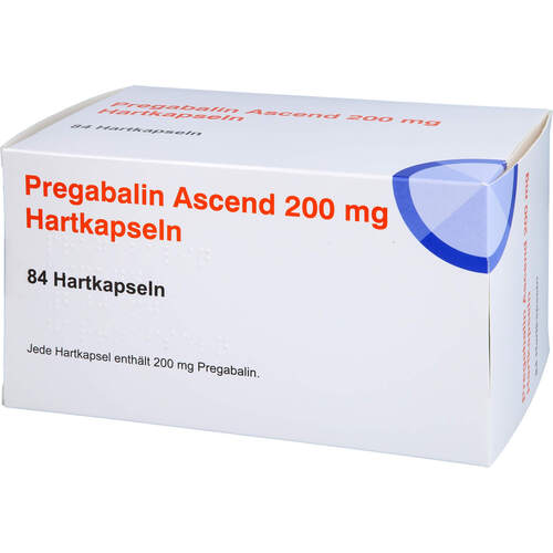 Pregabalin Ascend 200 mg Hartkapseln, 84 ST, Ascend GmbH