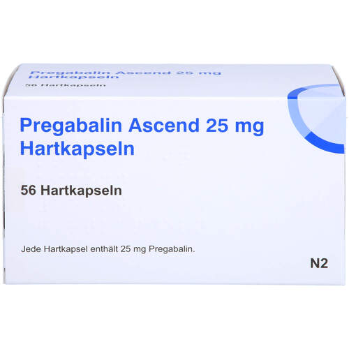 Pregabalin Ascend 25 mg Hartkapseln, 56 Stk., Ascend GmbH